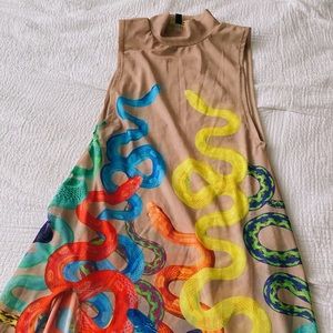 Jaded London Snake Printed Slit Dress ✨